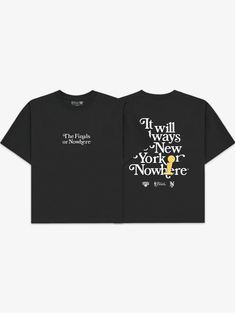 New York or Nowhere 2026 Knicks NBA Finals Tee